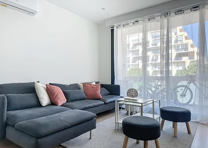 Appartement Spacieux 2 Chambres Proche Mer